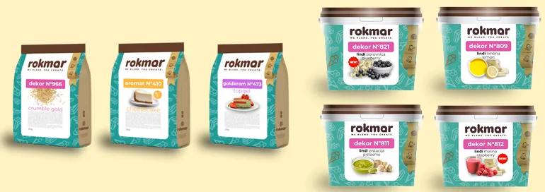 Rokmar sestavine za pripravo cheesecake